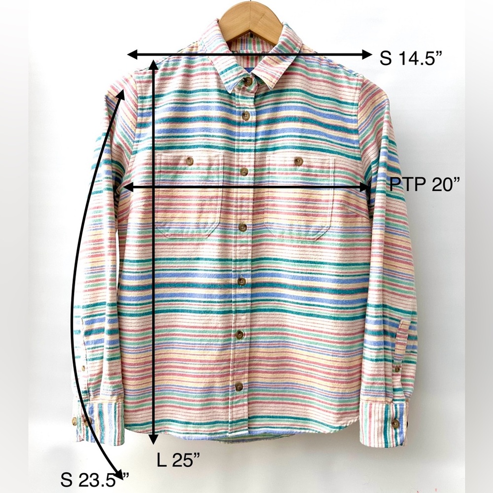 L.L. Bean brushed 100%cotton flannel - Picture 3 of 5